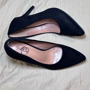 Trary Classic Black Women's Heels